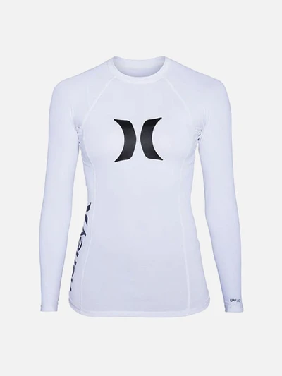 WOMEN ONE&ONLY LONG SLEEVE RASHGUARD-10A (WHITE)